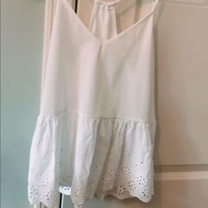 White tank top!